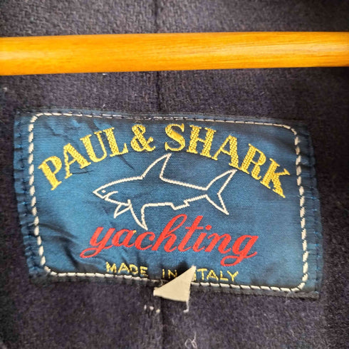 paul&shark MADE IN ITALY チンストラップ付ダッフルコート メンズ XL
