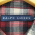 ラルフローレン RALPH LAUREN ゴートレザーエルボーパッチ オンブレチェックシャツ レディース 4