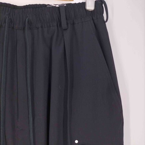 サイトバイヨウジヤマモト syte by Yohji Yamamoto 24SS WASHER FINISHED WOOL GABARDINE STUDS SLIM SAROUEL PANTS メンズ JPN:3