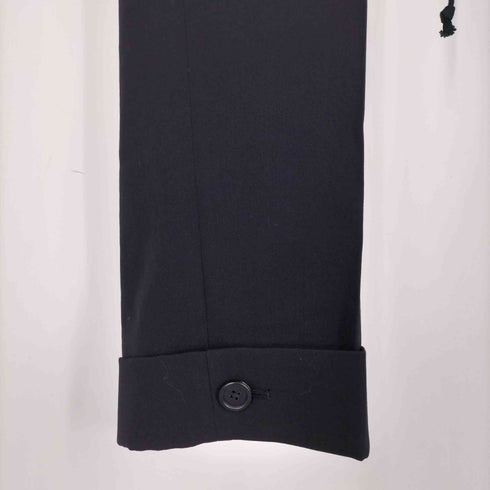 サイトバイヨウジヤマモト syte by Yohji Yamamoto 24SS WASHER FINISHED WOOL GABARDINE STUDS SLIM SAROUEL PANTS メンズ JPN:3