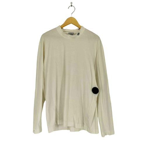 ストーンアイランド STONE ISLAND 04AW MADE IN ITALY 生成り色 モックネック L/S Tシャツ メンズ XL