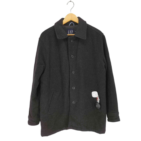 ギャップ Gap 00s OLD 裏地キルティングウールハーフコート メンズ XS