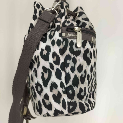 レスポートサック LeSportsac MAISON DE REEFUR 別注 レオパード 巾着 2WAY ハンドバック ショルダーバッグ レディース