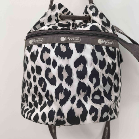 レスポートサック LeSportsac MAISON DE REEFUR 別注 レオパード 巾着 2WAY ハンドバック ショルダーバッグ レディース