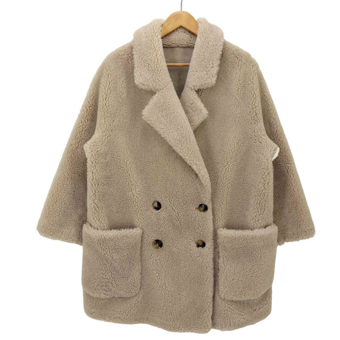 ラムウール ムートン ボアコート リバーシブル レディース JPN:XL