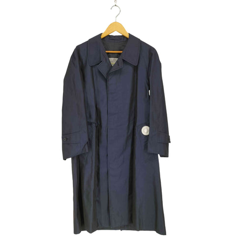 アクアスキュータム AQUASCUTUM MADE IN ENGLAND Aqua5 玉虫色 シルクトレンチコート メンズ