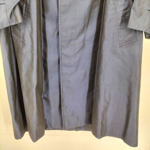 アクアスキュータム AQUASCUTUM MADE IN ENGLAND Aqua5 玉虫色 シルクトレンチコート メンズ