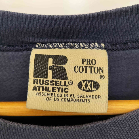 ラッセルアスレチック RUSSELL ATHLETIC 90s PRO COTTON クルーネック半袖ポケットTシャツ メンズ import:XXL