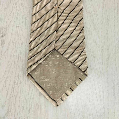 アルマーニコレツィオーニ ARMANI COLLEZIONI イタリア製 シルク ストライプ ネクタイ メンズ
