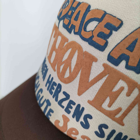 キャピタル KAPITAL LOVE&PEACE AND BEETHOVEメッシュキャップ メンズ ONE SIZE