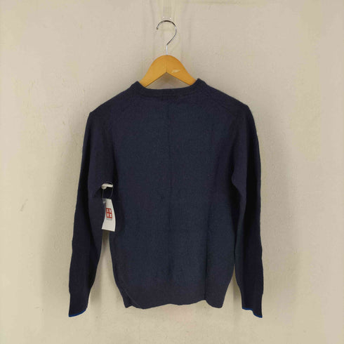 バーバリーブラックレーベル BURBERRY BLACK LABEL カシミヤ混ウールVネックニットセーター メンズ 2