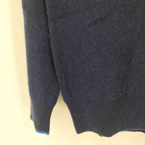 バーバリーブラックレーベル BURBERRY BLACK LABEL カシミヤ混ウールVネックニットセーター メンズ 2