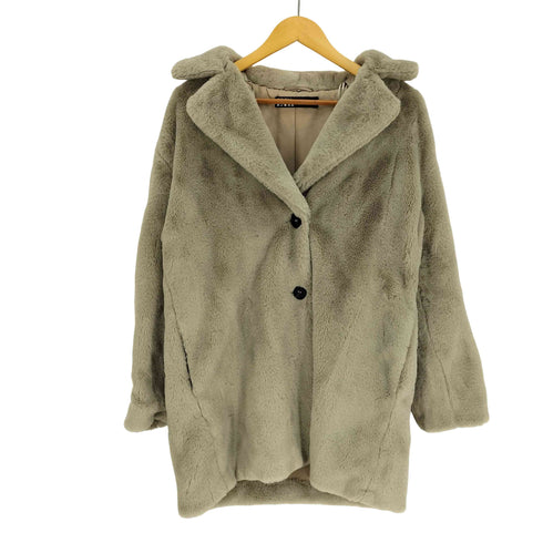 ザラ ZARA フェイクファー ビックシルエット ジャケット レディース import:S