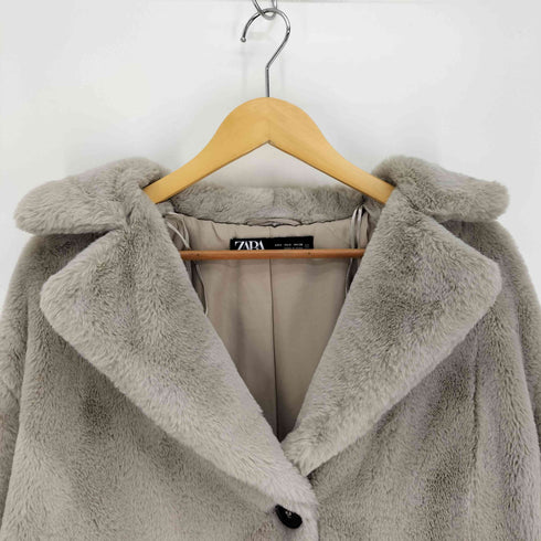 ザラ ZARA フェイクファー ビックシルエット ジャケット レディース import:S