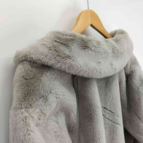 ザラ ZARA フェイクファー ビックシルエット ジャケット レディース import:S