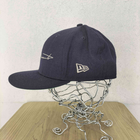 ヨウジヤマモト Yohji Yamamoto 59FIFTY ロゴ刺繍 ベースボールキャップ メンズ 57.7cm