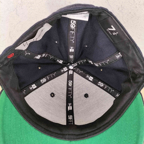 ヨウジヤマモト Yohji Yamamoto 59FIFTY ロゴ刺繍 ベースボールキャップ メンズ 57.7cm