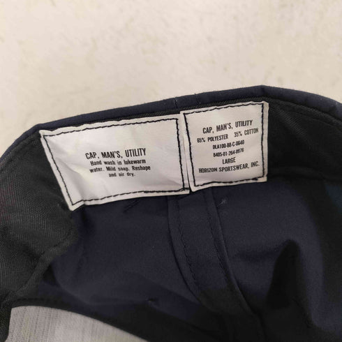 ユーエスネイビー U.S.NAVY 80s Utility Cap snap メンズ L