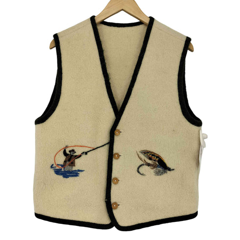 刺繍デザインベスト メンズ