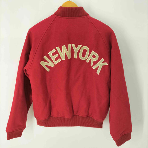 Canoe Lake NEWYORK バック刺繍 裏地キルティング ウールスタジャン メンズ JPN:M