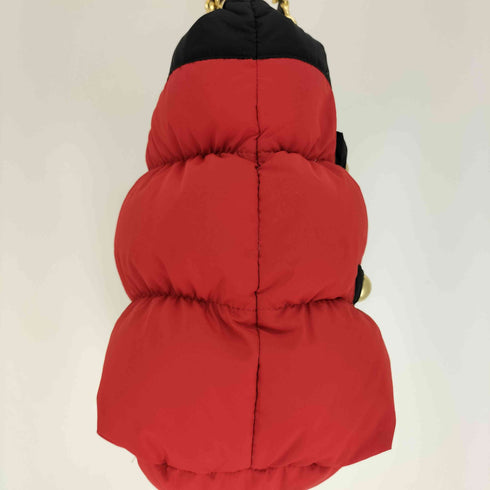 ラブモスキーノ LOVE MOSCHINO 金ボタン レザー チェーン キルティング ダウン トートバッグ レディース