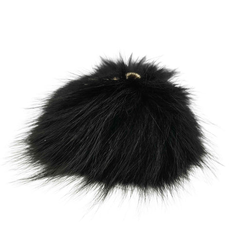 フルラ FURLA イタリア製 ファー ポンポン チャーム レディース
