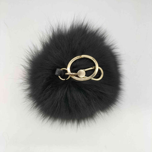 フルラ FURLA イタリア製 ファー ポンポン チャーム レディース