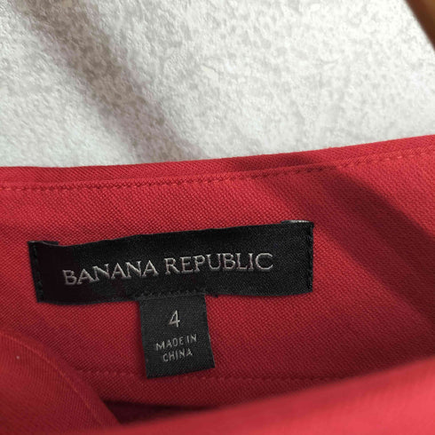 バナナリパブリック BANANA REPUBLIC バックジップ ストライプステッチデザインワンピース レディース 4