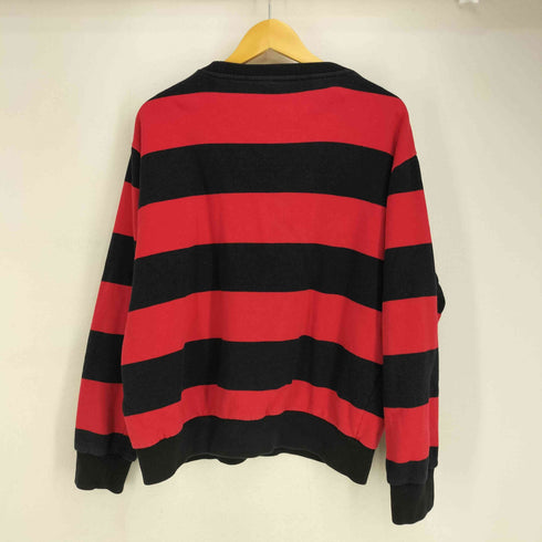 ハブアグッドタイム HAVE A GOOD TIME ロゴプリント ボーダー柄 スウェット レディース JPN:XL