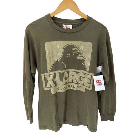 エクストララージ XLARGE 90s MADE IN USA フロントプリント 長袖Tシャツ メンズ JPN:M
