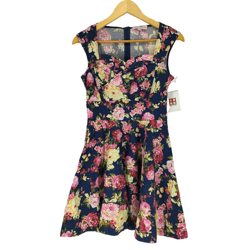 Belle Poque 花柄ノースリーブワンピース elegance レディース M