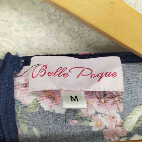 Belle Poque 花柄ノースリーブワンピース elegance レディース M