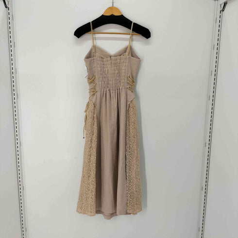 リリーブラウン Lily Brown 20AW 異素材切替えキャミワンピース レディース ONE SIZE