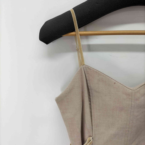 リリーブラウン Lily Brown 20AW 異素材切替えキャミワンピース レディース ONE SIZE