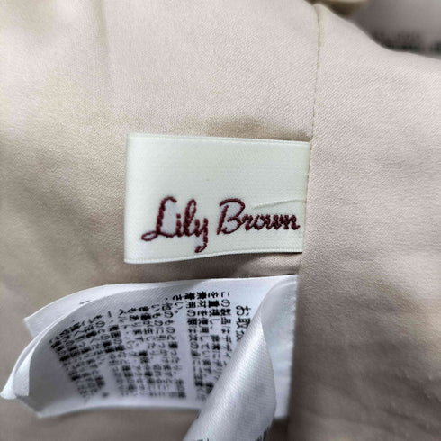 リリーブラウン Lily Brown 20AW 異素材切替えキャミワンピース レディース ONE SIZE