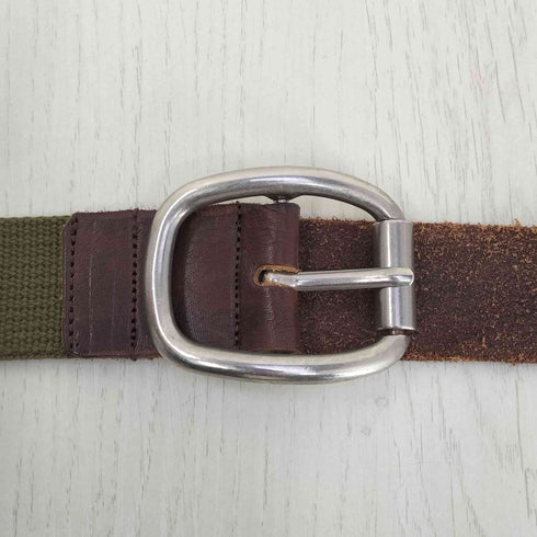 ヒステリックグラマー HYSTERIC GLAMOUR ヒスガール ロゴプリント キャンバス レザーベルト レディース