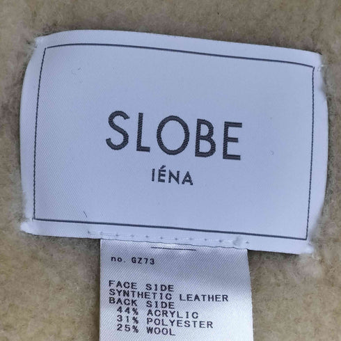 スローブイエナ SLOBE IENA フェイクムートン 2WAY B-3 フェイクレザー レディース