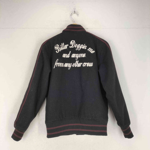 BITTER ENDER ワッペン&刺繍デザインバーシティージャケット メンズ M