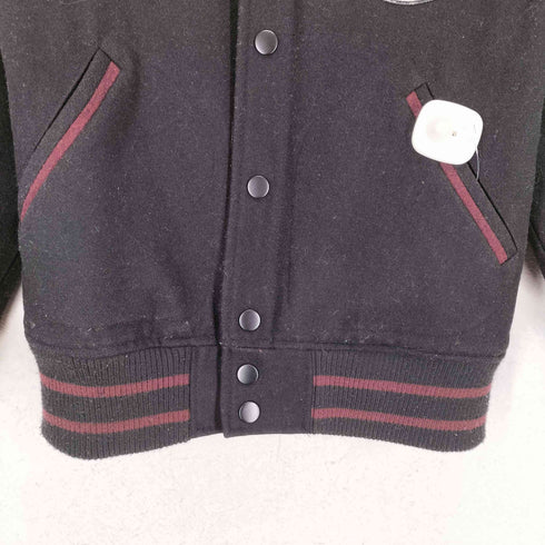 BITTER ENDER ワッペン&刺繍デザインバーシティージャケット メンズ M