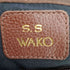 ワコー WAKO シボ革 レザー セカンド バッグ レディース