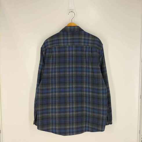ペンドルトン PENDLETON 裏地キルティング オンブレ チェックウールシャツ メンズ import:L