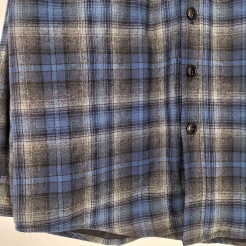 ペンドルトン PENDLETON 裏地キルティング オンブレ チェックウールシャツ メンズ import:L