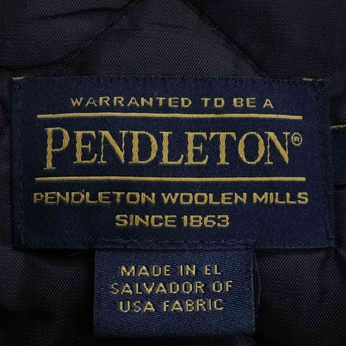 ペンドルトン PENDLETON 裏地キルティング オンブレ チェックウールシャツ メンズ import:L