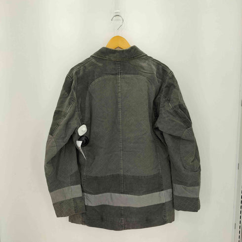 イッセイミヤケ ISSEY MIYAKE 07AW 黒タグ 顔料染め リフレクター 切替 4B テーラードジャケット メンズ JPN:3