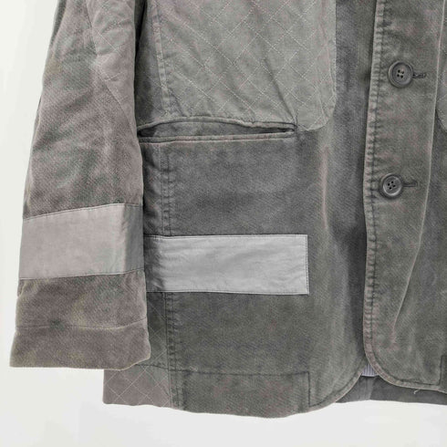 イッセイミヤケ ISSEY MIYAKE 07AW 黒タグ 顔料染め リフレクター 切替 4B テーラードジャケット メンズ JPN:3