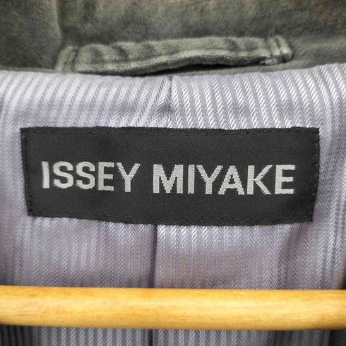 イッセイミヤケ ISSEY MIYAKE 07AW 黒タグ 顔料染め リフレクター 切替 4B テーラードジャケット メンズ JPN:3