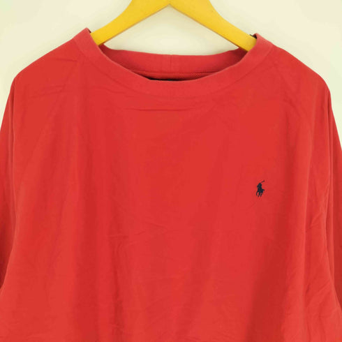 ポロバイラルフローレン Polo by RALPH LAUREN 90S マカオ製 ポニー刺繍 裏地メッシュラグランスリーブ ナイロン プルオーバー メンズ import:L