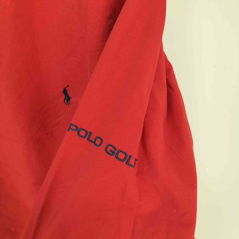 ポロバイラルフローレン Polo by RALPH LAUREN 90S マカオ製 ポニー刺繍 裏地メッシュラグランスリーブ ナイロン プルオーバー メンズ import:L