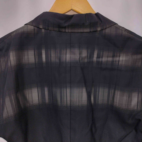 イッセイミヤケ ISSEY MIYAKE 09SS 黒タグ A.POC シルクブレンド チェック切替 3B テーラードジャケット メンズ JPN:3