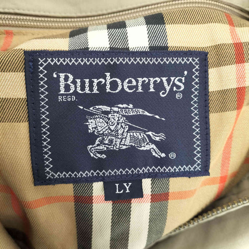バーバリーズ BURBERRYS 裏地ノバチェックダウンライナー付ジップステンカラーコート メンズ L